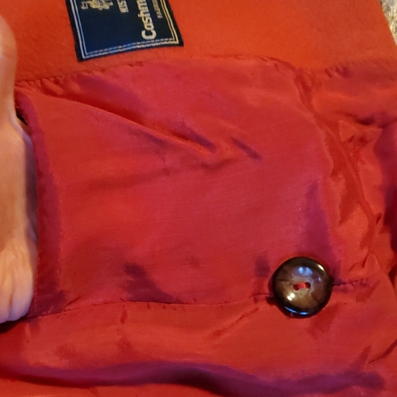 Vintage cashmere and wool burnt orange blazer - Picture 12 of 16